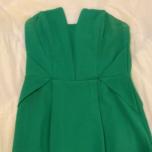 Strapless Kelly Green Cocktail Dress sz. M